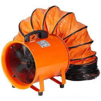 VEVOR 10-Inch Industrial Blower Fan with Heavy Duty Duct Hose