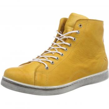 Andrea Conti Damen Sneaker 0341500, Gelb (Ocker 116), 38 EU