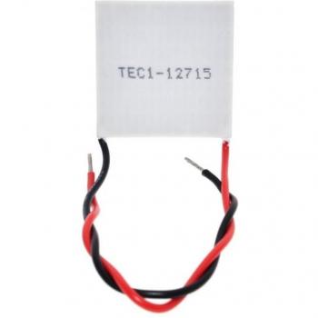 40x40mm TEC1-12715 Thermoelectric Cooler with Heatsink, 12V/15A