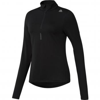 Reebok Run 1/4 Zip Sudadera Blanca Femenino Large