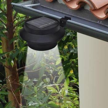 Panneau Luminaire Solarisé Clôture SIB Noir (x6)