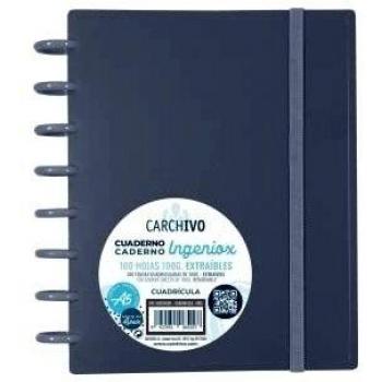 Cuaderno Carchivo Ingeniox Gris A4