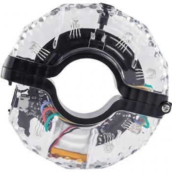 Rueda luminosa resistente al agua para bicicletas