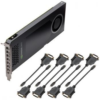 PNY NVIDIA NVS 810 Scheda Grafica Professionale 4 GB DDR5 PCI-Express Low Profile