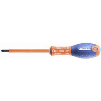 Tournevis électrique isolé Pozidriv 1000 V – Empreinte PZ3, lame 150 mm (Expert)