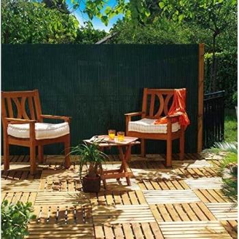 Cañizo Plasticane Oval 1 x 3 m Blanco