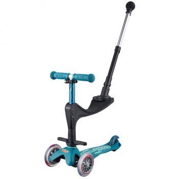 Trottinette 3 en 1 Deluxe – Version Micro – Bleu Glacier