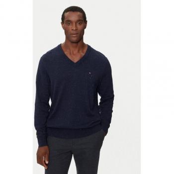 Maglione Tommy Hilfiger Regular Fit in Pima blu scuro