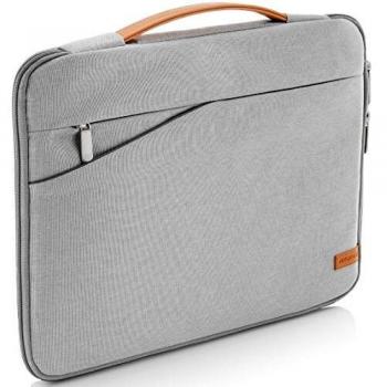 DeleyCON Notebook Tasche bis 17 Zoll Hellgrau