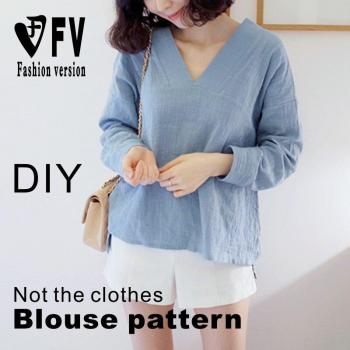 Camisa Hanfu para mujer, tela de algodón y lino, diseño mejorado BCY-68