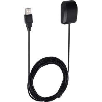 Antena de coche 2 en 1 con puerto USB y adaptador aéreo