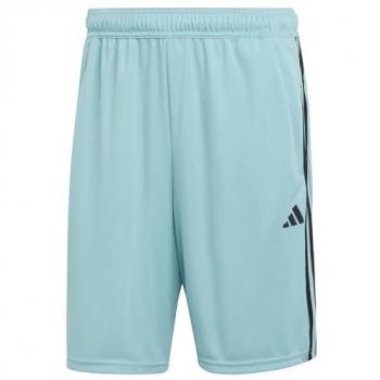 Men's Green Adidas 3‑Stripe Sports Shorts