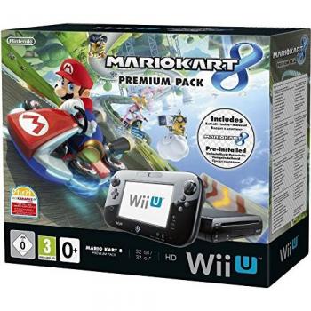 Nintendo Wii U 32GB Konsolenpaket mit Mario Kart 8 Premium Pack