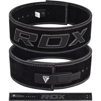 Ceinture RDX 4 pour gymnastique – cuir noir, S