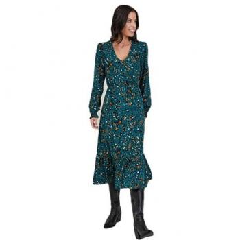 Vestido Verde Estilo Orsay