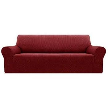 Deconovo Jacquard Sofa Cover Stretch Slipcover Small Checks