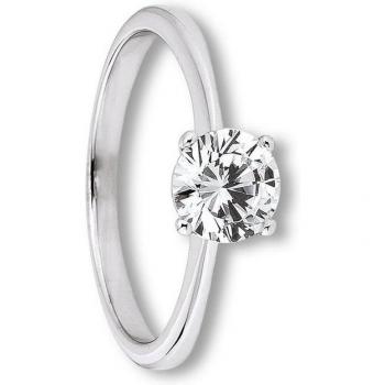 ONE ELEMENT Damenring mit Zirkonia in Weißgold 333
