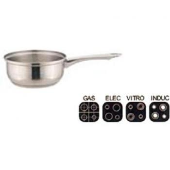 Cazo Inoxidable Semiabombado Kora 16 Cm Wurko Resistente y Duradero para Todo Tipo de Cocinas