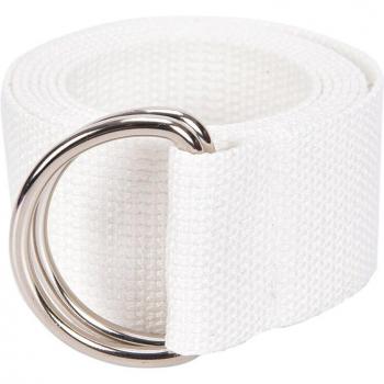 Accesorio de Moda: Cinturón de Mujer con Doble Anillo y Hebilla de Metal