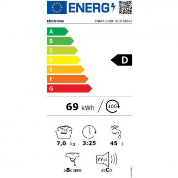 Electrolux Lavadora Carga Superior EN6T4722BF 7Kg 1200 Rpm Clase D