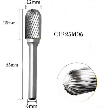 Cylindrical Ball Head Tungsten Carbide Grinding Tool 6-16mm
