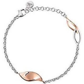 Gioielli Morellato: braccialetto donna con foglie e fiore in argento 925, modello SAKH42