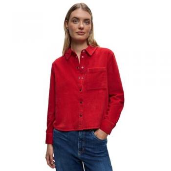 Tessuto Street One Camicia da Donna con Tasca Rosso Intenso
