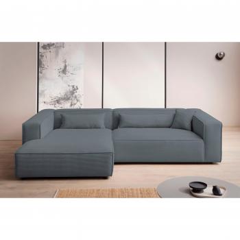 LeGer Home Ecksofa in L-Form mit wahlweise Ottomane