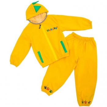 95-140CM Kids Raincoat Poncho with Split Bottoms