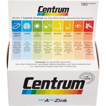 Pfizer Centrum A – Zinktabletten 180 Stück