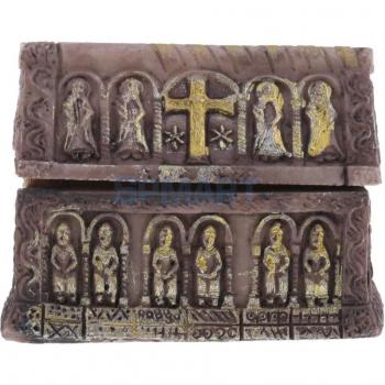 Miniature Coffin Model for Diorama Layouts