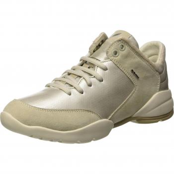 Geox D Sfinge a, Zapatillas para Mujer, Plateado (Platinum/IVORYC2228), 41 EU