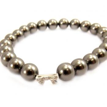 Pulsera 'Sissi' Gris de Altesse en Plata
