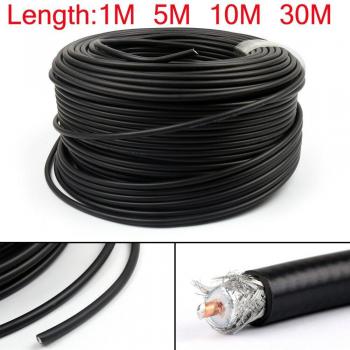 Conector de Cable Coaxial RF 50-7 RG8/KSR400, Cable Coaxial Blindado 30m