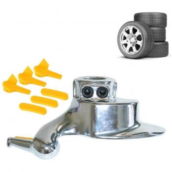Stainless Steel Vehicle Tire Changer Set – 28 mm / 29 mm / 30 mm Bird‑Head Metal Assembly