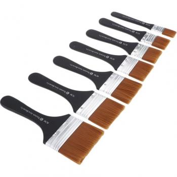 7-Piece Acrylic Brush Set for Artists