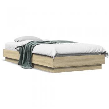 Vidaxl Bed Frame without Mattress Sonoma Oak 90x200 cm