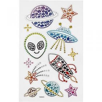 Diamantsticker Adesivi di Strass Spaziali