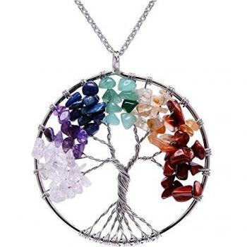 Collier Pendentif Chakra Améthyste Femme