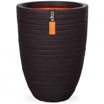 Vaso da Giardino Nature Row 46x58 cm Nero