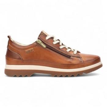Vigo Leather Training Shoes – Brown – Lace & Zip – Size 6