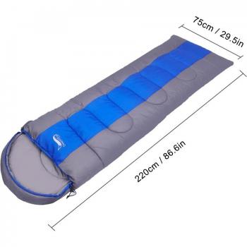 Wind Tour Thick Hooded Sleeping Bag