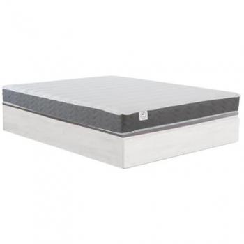 Confort Élégance 140x190 cm – Sommier coffre + tiroir blanc, matelas 3D respirant mémoire