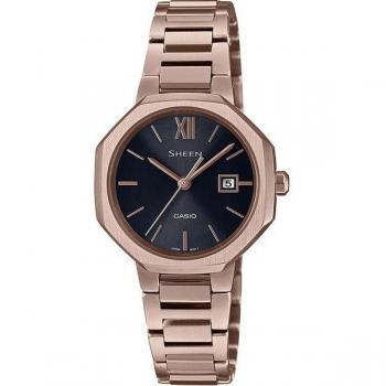 CASIO SHEEN SHS-4529CG-1AJF: Solar-Powered Sapphire Women’s Stainless Steel Analog Watch