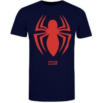 Spiderman S T‑Shirt Uomo Blu scuro Marvel