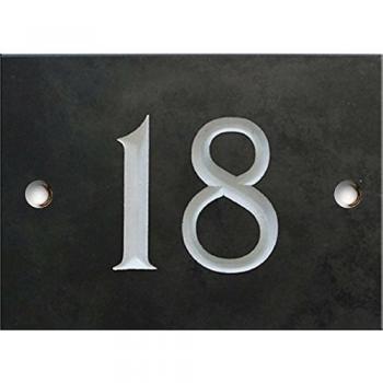 Engraved Slate Address 18 Elite
