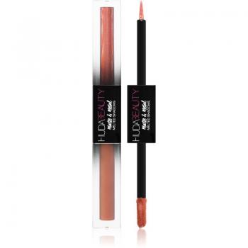 Huda Beauty Matte & Metal Melted Liquid Eyeshadow Duo Cinnamon Toast-Hella Honey 2x2 ml