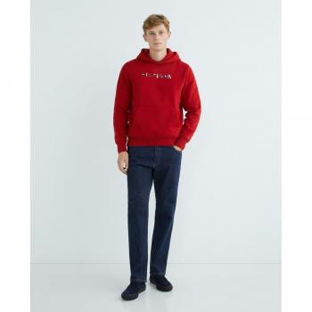 Tommy Hilfiger Herren Kapuzenpullover Rot
