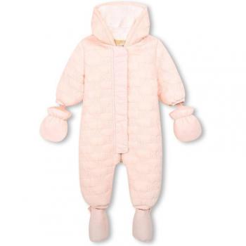 Combinaison pilote rose pour bébé avec capuche 6M Michael Kors