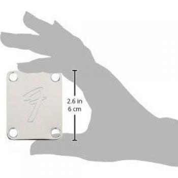Fender 4-Bolt Vintage-Style Neck Plate F (Chrome) Chrome